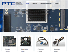 Tablet Screenshot of princetontech.com