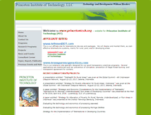 Tablet Screenshot of princetontech.org